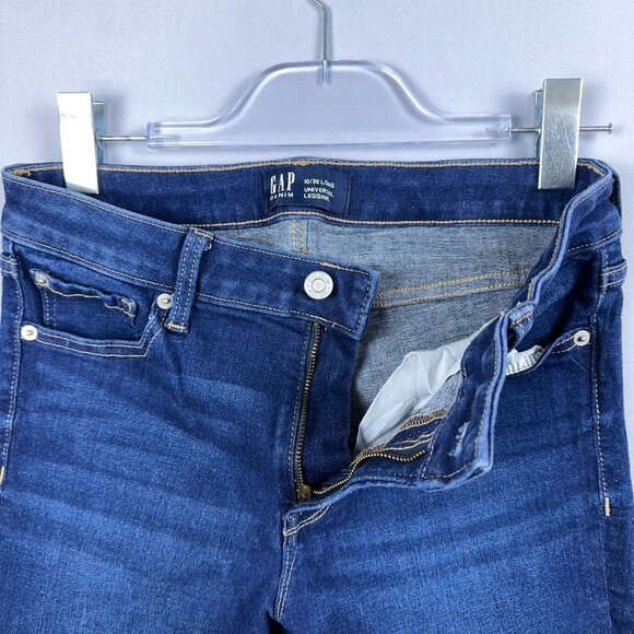 Gap Skinny Jeans Universal Legging Womens Size 10/30 Long Mid Rise Stretch Blue - Picture 5 of 13